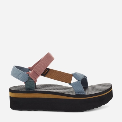 Teva Flatform Universal - Women's Teva Sandals - Light Multicolor | India (XADN03194)